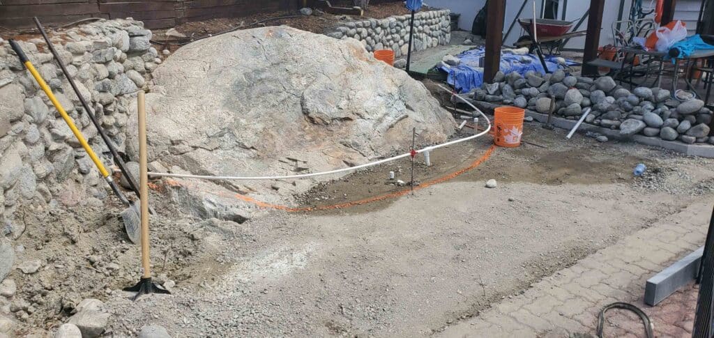 Barnay Contracting - Barcon - Water Features & Address Rocks